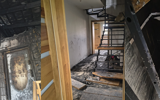 Ogień zniszczył im dom. Pogorzelcy potrzebują pomocy w odbudowie