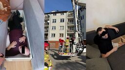 Spryciarze odkryci w wersalkach