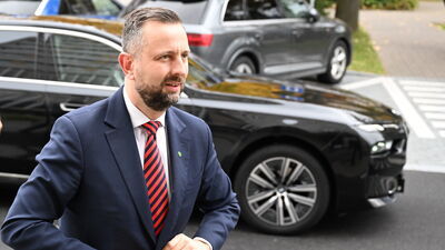 Odsłonięcie muralu uświetnił swoją obecnością minister Kosiniak-Kamysz. 