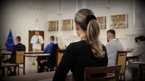 Na napisanie testu wiedzy składającego się z 40 pytań kandydatki i kandydaci mieli 40 minut