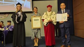 Na zdjęciu Emilia Kledzik i Basil Kerski 