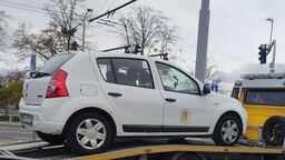 Niesprawny pojazd trafił na policyjny parking