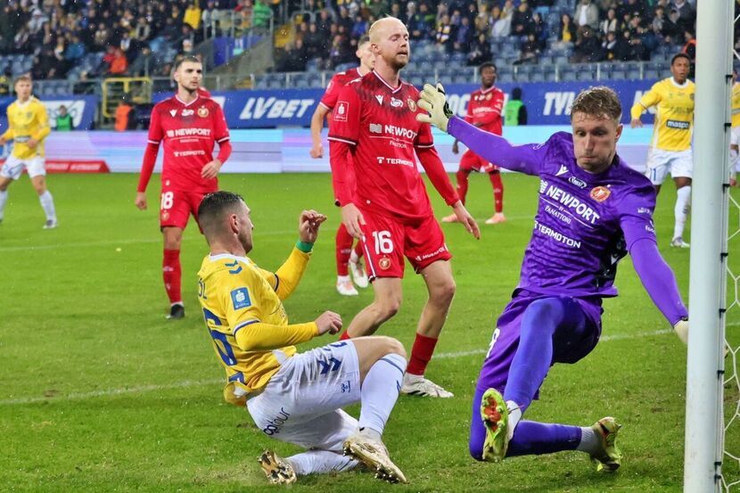 Michał Król otworzył wynik meczu Motor - Widzew