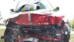 Tak wyglądał samochód po wypadku