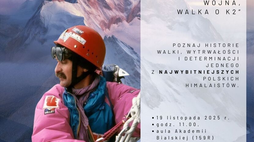 Legenda polskiego himalaizmu przyjedzie do Białej Podlaskiej