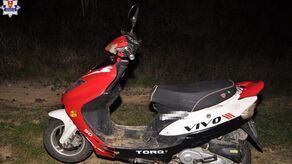 Prawie trzy promile i skuter w rowie. Ucieczka pieszo się nie udała 