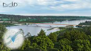 Tak w przyszłości może wyglądać nowa kładka pieszo-rowerowa na Wiśle pomiędzy Kazimierzem Dolnym i Janowcem