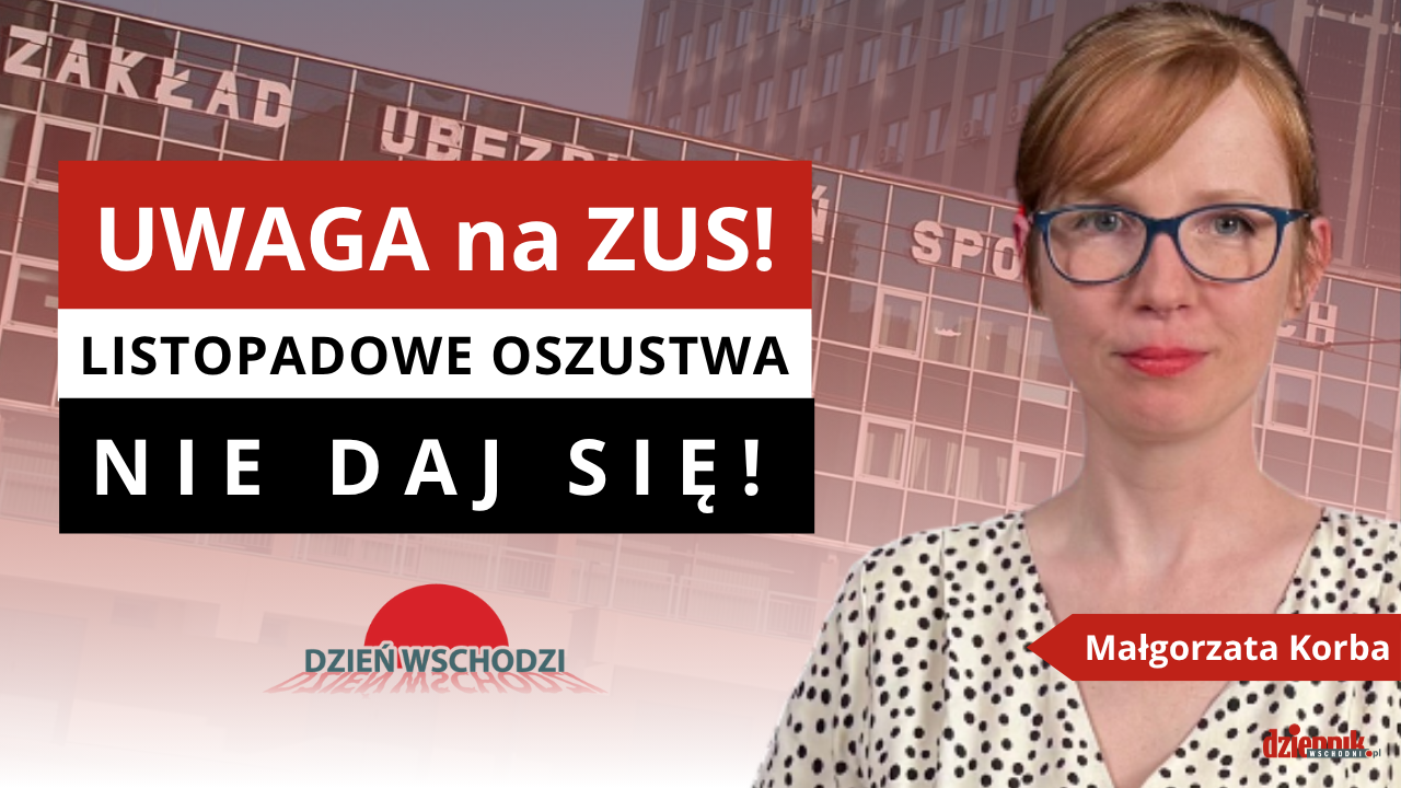 „Dzień Wschodzi”: ZUS ostrzega przed fałszywymi „listopadowymi przeliczeniami” i apeluje o ostrożność w sieci