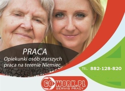 Praca Opiekunki osób starszych- Niemcy- dobre stawki