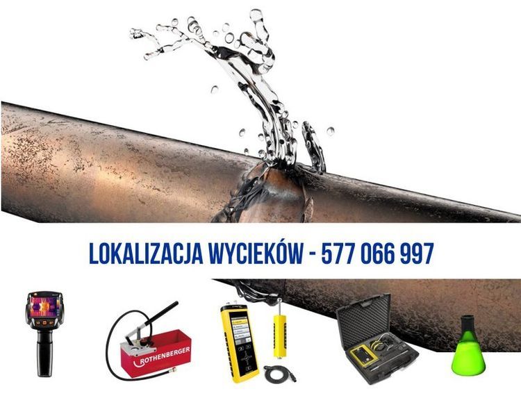 Lokalizacja wycieków wody Lublin i okolice AGMAK