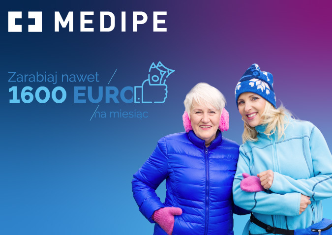 Praca dla Opiekunki osób starszych w Poczdam - na 2 miesiące za 1650 EURO/msc