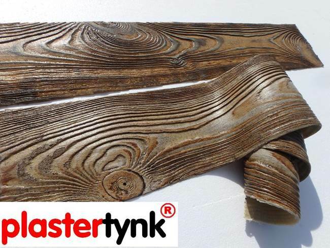 Imitacja drewna, elastyczna deska elewacyjna 