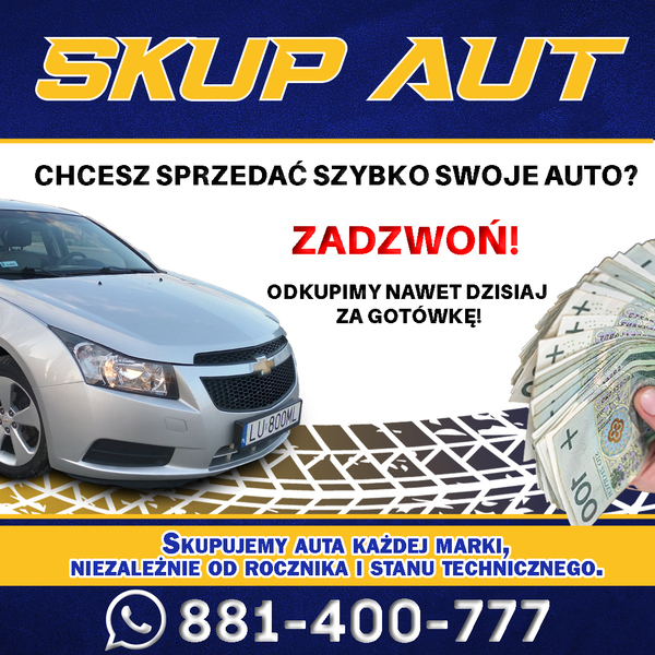 SKUP AUT LUBLIN , SKUP SAMOCHODÓW LUBLIN  , 881-400-777, GOTOWKA NAWET DZIŚ 