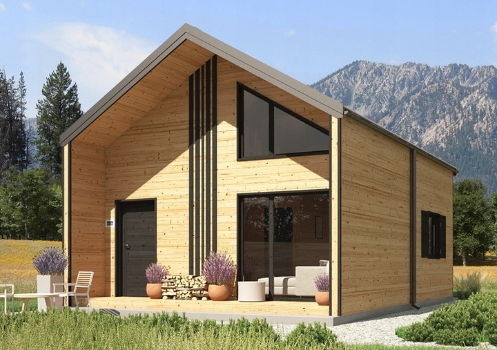 Nowy piętrowy domek do samodzielnego montażu 20m2 4m/5m